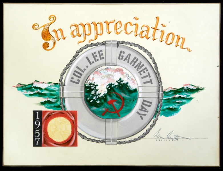 Appreciation Award from the Soviet Navy