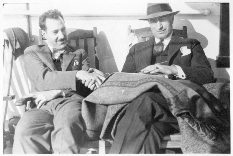 Garnett Day aboard the (Samaria)