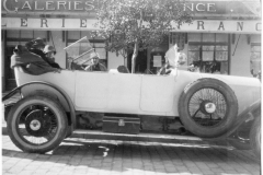 Mother and I - outside of Algiers on way to Blida, Algeria