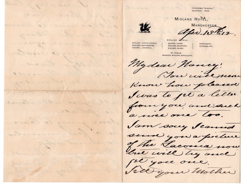 from Nancy's Boxes - a Pack of Letters from her dad, Frank