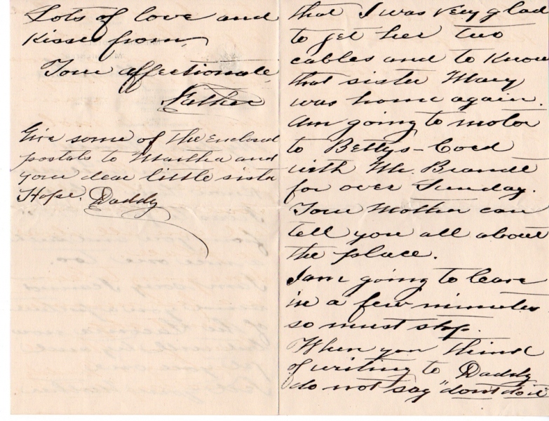 from Nancy's Boxes - a Pack of Letters from her dad, Frank