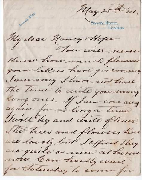 from Nancy's Boxes - a Pack of Letters from her dad, Frank