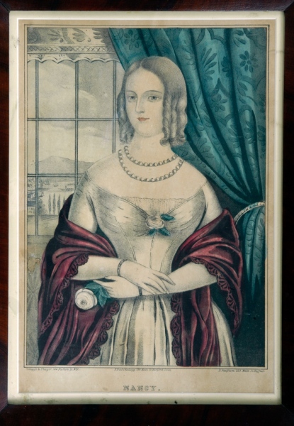 Nancy - Who is this. It is framed as a companion to the TW Dorr print.