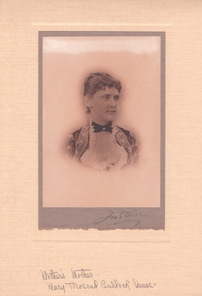 Mary Townsend Bullock Ames wife of Sullivan Dorr Ames